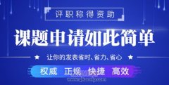 子课题负责人评职称认吗